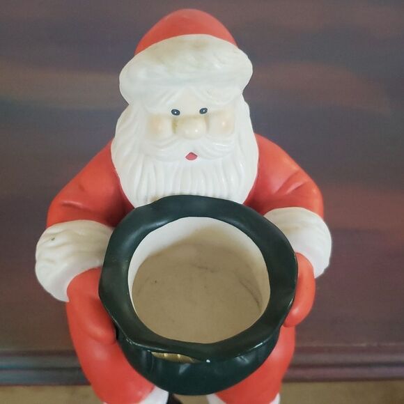 Vintage PartyLite Santa Claus Shelf Sitter Tealight Votive Candle Holder Retired - Picture 10 of 10